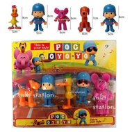 POCOYO PATO ELLY LOULA SLEEPY BIRD COLLECTIBLE CHARACTER TOY FIGURES CAKE TOPPER