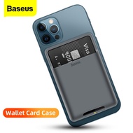 Baseus Universal Phone Back Wallet Card Slots Case For iPhone 12 11Pro Max X Sumsung Xiaomi OPPO Cas