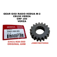 GEAR M-2 SECOND RATIO GEAR M-2 CB150 VERZA CRF 150 VERZA ORIGINAL AHM 23431-K84-900