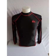 020 men's stretchable rush guard quick-drying sunscreen long sleeves quicksilver swimwear