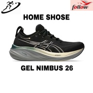 👉🏼🏃‍♂️‍➡️ รองเท้าผ้าใบวิ่ง🏃‍♂️‍➡️Gel Nimbus 26 มี6สีให้เลือก มีของผู้ชายและผู้หญิง 37-45 สินค้าถ่ายร