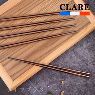 CLARE晶鑽316不鏽鋼鈦筷-23cm-5雙入X1組-玫瑰金