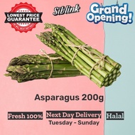Fresh Asparagus Harga Pasar Borong 200g +- SAYURAN SEGAR Vegetables Murah Grocery Wholesale Segar Ba
