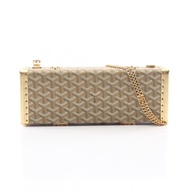 【二手】Goyard GOYARD聖奧諾雷行李箱金色PVC塗層帆布皮革聖奧諾雷行李箱小姐二手A