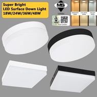 3H Lampu Siling Downlight LED [18W-48W] Super Terang Surface Ceiling [SIRIM] For Siling Konkrit/Kayu