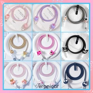 1set 4item Charger Cable Protector Data Cable Wire HP Data Cable For Iphone Samsung Xiaomi Oppo Huawei Android Universal Cute Cartoon Motif-Ver