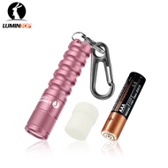 雷明兔（LUMINTOP） EDC01手电筒强光 120流明 迷你钥匙扣灯 便携家用学生小手电 【粉】   迷你钥匙扣灯(带电池）