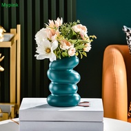 Mypink Decorative Flower Vase Pampas Vase Nordic Spiral Flower Pot Modern Desk Aesthetic Room Decor Living Room Flower Holder For Home SG