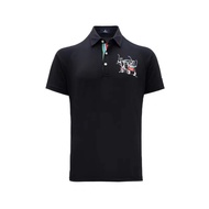 Munsingwear Golf Men Women Half-Sleeve Polo Shirt Contrast Color Collar T-Shirt Fashion Casual Customizable