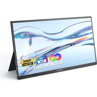 Arzopa 14 Ultra Slim Portable Laptop Monitor FHD 1080P External Display with Dual Speakers Second Sc
