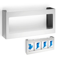 ถุงมือเก็บของในที่ใส่ยึดติดผนังเครื่องจ่ายถุงมือถุงมือจัดกล่องถุงมือ10 "H X 21" W X 3 3/4 "[ขายดี Ho