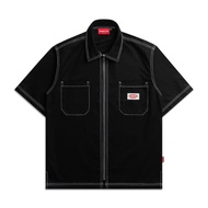 Once LTD Zipper Black Shirt
