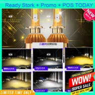 3 three Colour Led headlight Fog lamp light 3000k 4300k 6000k H1/H3/H4/H7/H8 H11 H16 HB3=9005 head l