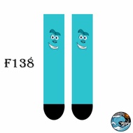 No. F138 Fullprint Socks with Sully Face Motif