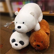 We Bare Bears Ice Bear Plush Toys Cute Stuffed Doll Soft Pillow Kids Gifts