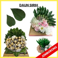 (50pcs) DAUN SIRIH Junjung Plastik Sireh Hantaran Pelamin Dulang Hiasan Siap Gubah Perkahwinan Gift 