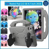 Kids Shockproof Cover for Redmi Pad 2 4G 9.7 Inch 2026 Pad 2 SE for Xiaomi Poco Pad C1 9.7" Mini K P