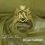 Kain Tile Polos Halus Jatuh Meteran Mewah Bahan Gamis Wanita Kekinian Soft Tulle Rok Tutu Dress Gaun