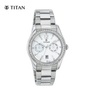 Titan White Dial Analog Women's Watch 9963SM01