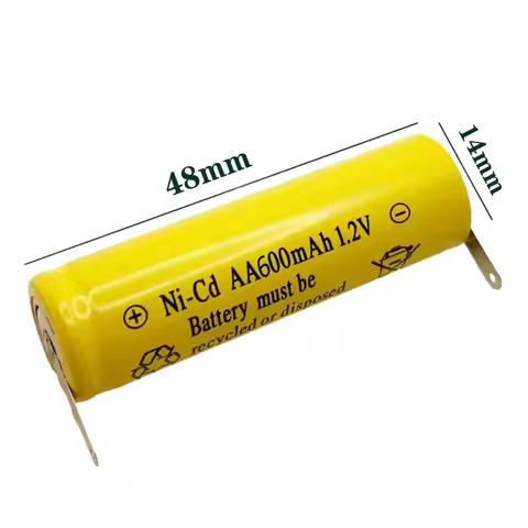 Ni-CD 1.2V 600mAh AA 2A Rechargeable Battery For Philips Electric Shaver Razor Hair Clipper Toothbru
