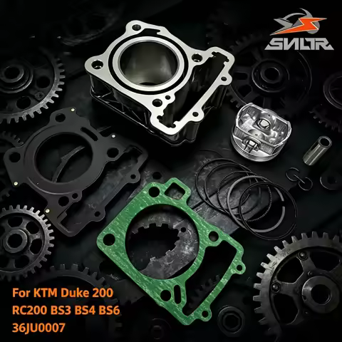 SNOR Motorcycle 72mm Bore Standard Size Cylinder Block Piston Kit Engine Parts For KTM Duke 200 RC20