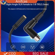 Short XLR To 1/8 Adapter Cable for Microphone Xlr Male To 3.5mm Audio Adapters Length 11.8in/0.3m