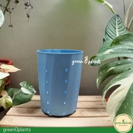 HJP Twister Blue Perforated Pot