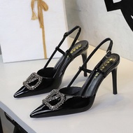 Sexy Rhinestone High Heels Sandals Women