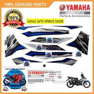 COVER SET FOR YAMAHA LC135 55DB V7 + STICKER GRAPHIC (VPBMC5) (100% ORIGINAL)- [55D-F0000-07-P7-DM] 