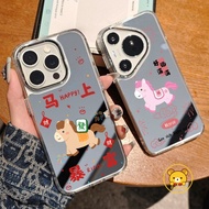 Cute Pony New Year Phone Case For OPPO A6X A6 GT A6S A5 A5X A5i A2M A3X A3 A2X A2 A98 A80 A79 A59 A1
