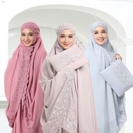 ¤Mukena Dewasa SITI KHADIJAH JUMBO Beg ORIGINAL PERCUMA BY ACEPSTORE7