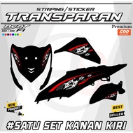 MOTORCYCLE STRIPING LIST NEW TRANSPARENT UV STICKER SIMPLE LATESTDesign H87