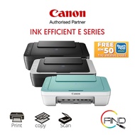 Canon PIXMA E410 (Black/Grey/Green White) AIO Ink Effeccient Printer - Print/Scan/Copy