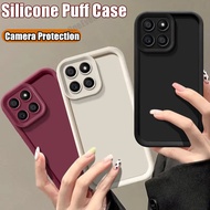 For Huawei Honor X5B Plus GFY-LX2 LX2P Micro-matte Anti-Fingerprints Soft Silicone Step Cover Camera