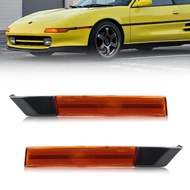 ไฟเลี้ยวข้างกันชนหน้า 2 ชิ้น พร้อมไฟ DRL สำหรับ Toyota MR2 MR-2 SW20 ปี 1991 1992 1993 1994 1995
