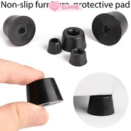 ELO11VE 8pcs PVC Foot Mat Furniture Parts Black Cushion Protective Pad