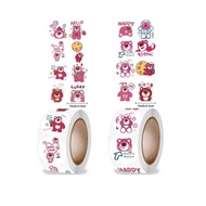 Cute Bear Sticker Cartoon Cute Girl Heart Sticker Decoration Cartoon Cute Sticker Sealing Tape Dot