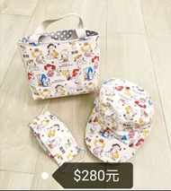 Snoopy 出行套裝 （袋+帽+口罩）