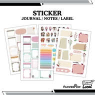 Sticker Planner Journal Scrapbook Notes asthetic kawai Stiker cantik comel murah PlannerAna