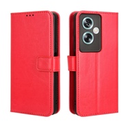 Cho Oppo A79 5g trường hợp ví lật đồ đựng thẻ vỏ bằng da PU vỏ Oppo A79 A 79 5g điện thoại chống sốc