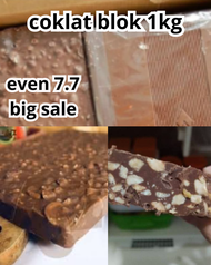 Coklat Blok Besar Silverqueen Cadbury 1kg Isi Kacang Almond dan Mede delfi takeit milk