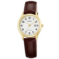 【柒號本舖】ORIENT 東方錶經典石英皮帶女錶-金框白面 # FSZ3N003W (原廠公司貨)