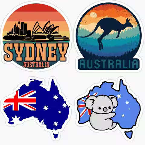 Australia Map BUMPER STICKER VB Tooheys Truck Accessories Motorcycle Adhesive Vinyl for Car Ornament