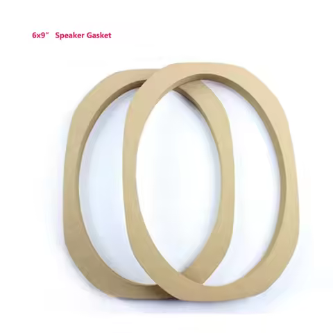 2pcs /Lot 6x9 Inch Coaxial Speaker Wood Pad Car Audio MDF Gasket Flat Conversion Bracket