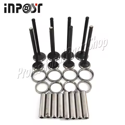 1 Set 4D32 Valve Guide Intake & Exhaust Valve for Mitsubishi Canter 4D32 Engine