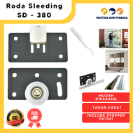 (4 SET) Roda Sleding SD 380 Pintu Lemari Geser Huben Harfit Twin Tesoro Sliding Sleeding Rel 380