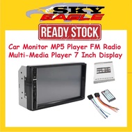 Car Monitor MP5 Player FM Radio Multi-Media Player 7 Inch Display