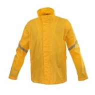 [安信騎士] KOMINE RK-5433 兩件式雨衣 黃 男女版 雨褲 附收納袋 騎士雨衣 RK5433