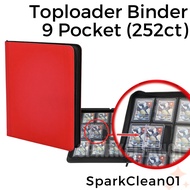 Toploader Binder 9 Pocket 360/216ct Zipper Album Pokemon Card One Piece TCG MTG