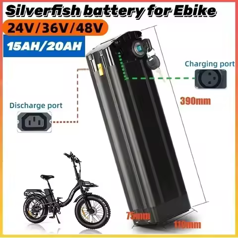 E-Bike Battery 48V 20Ah For Silverfish Electric Bike Battery 1000W 750W 36V Lithium ion E-bike Bicyc